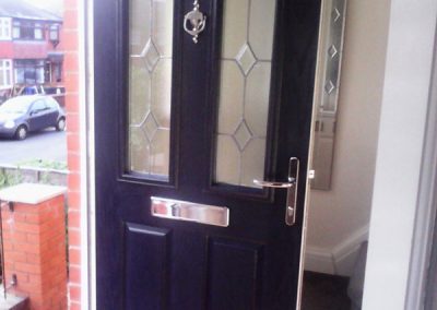 marquise 2 beveled diamond blue rock door Stockport